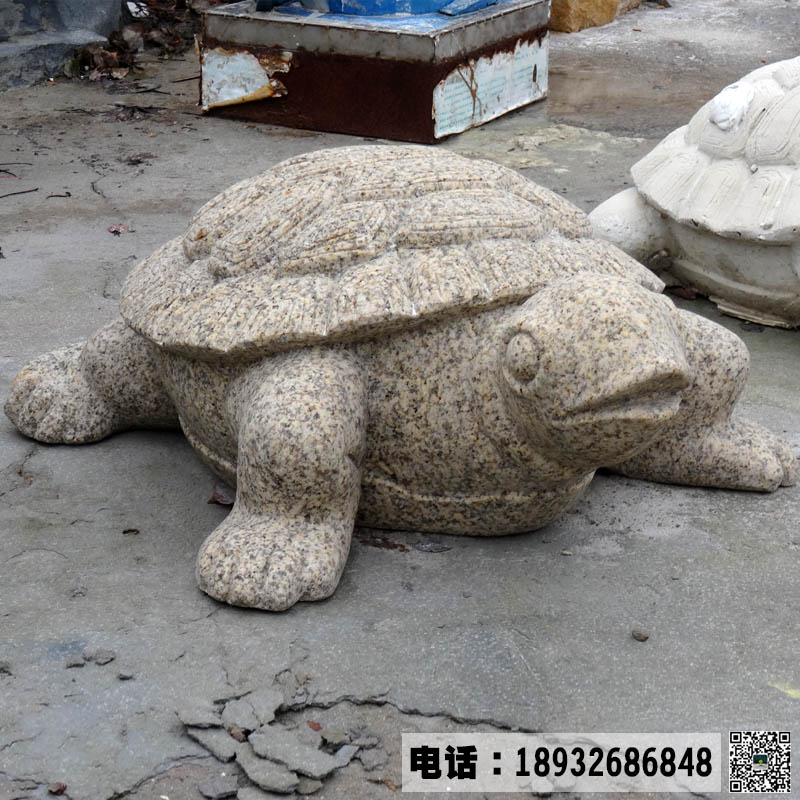 花岗岩石雕乌龟雕刻厂家 动物石雕生产公司 石雕乌龟图片造型